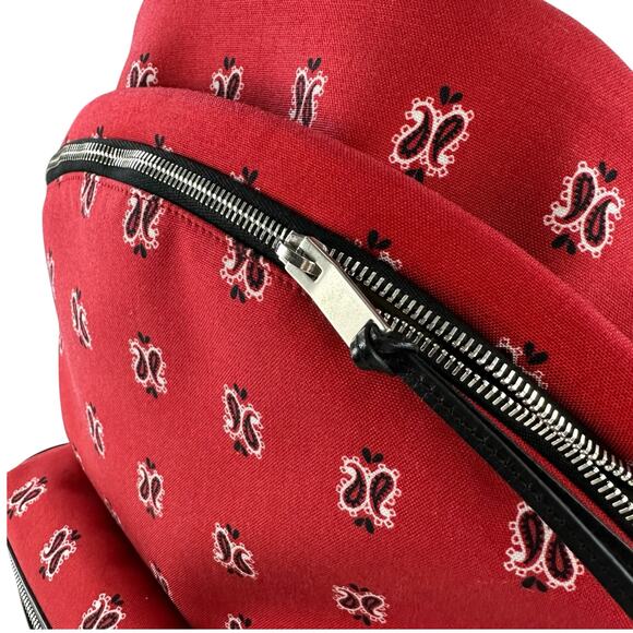 Saint Laurent Paisley City Backpack - Picture 4 of 8